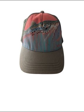 Derek DeYoung Trout Graphic Trucker Hat - Olive Green